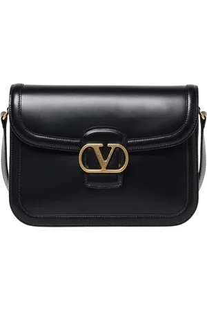 VALENTINO GARAVANI Tassen, Dames, Zwart, ONE Size, Leer, Klassieke Roman Stud Schoudertas