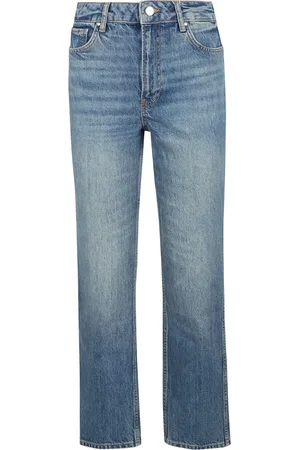 ANINE BING Jeans, Dames, Blauw, W28, Denim, Vintage High-Waisted Jeans