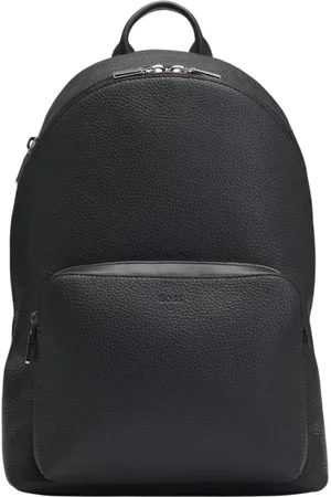 HUGO BOSS Tassen, Heren, Zwart, ONE Size, Leer, Crosstown Rugzak