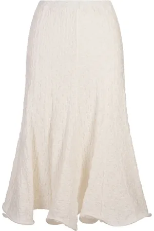 Msgm Rokken, Dames, Wit, 2Xs, Katoen, Witte Rokken Polyester Katoen Samenstelling