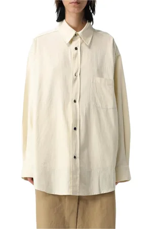 Autry Blouses & Shirts, Dames, Wit, S, Katoen, Witte Katoenen Shirt voor Vrouwen