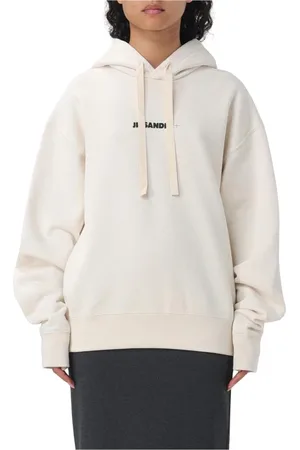 Jil Sander Sweatshirts & Hoodies, Dames, , S, Katoen, Relaxed Fit Hoodie