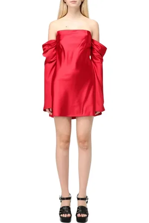 ANIYE BY Kleedjes, Dames, Rood, S, Rode Off-Shoulder Mini Jurk