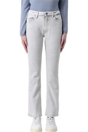 Dondup Jeans, Dames, Grijs, W31, Denim, Grijze Straight Leg Jeans