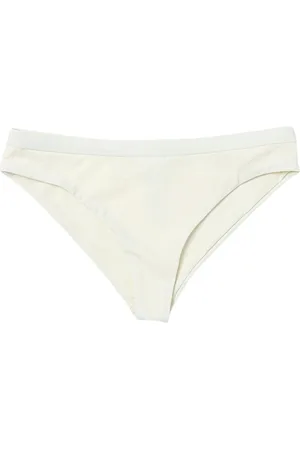 Jil Sander Badkleding, Dames, , S, Elegante Ivoor Bikini Bottoms
