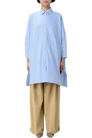 Jil Sander Kleedjes, Dames, Blauw, 2Xs, Stijlvol Blauw Designer Overhemd