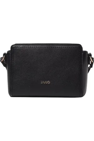 Liu Jo Tassen, Dames, Zwart, ONE Size, Chique Zwarte Mini Schoudertas