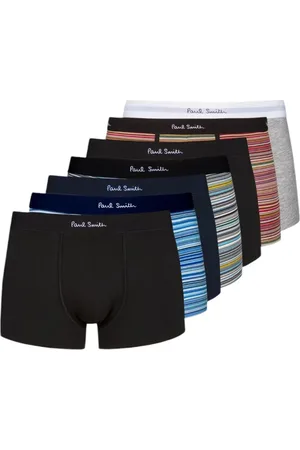 Paul Smith Ondergoed, Heren, Veelkleurig, L, Katoen, Gestreept Katoenen Boxershorts Zevendelige Set