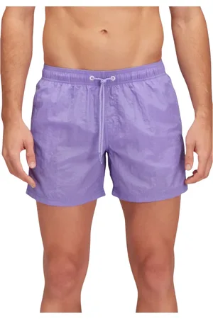 Sundek Badkleding, Heren, Paars, XL, Nylon, Metallic Paarse Regenboog Zwemshorts