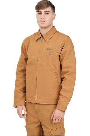 Dickies Jassen, Heren, Bruin, M, Katoen, Canvas Painter Duck Jas Bruin
