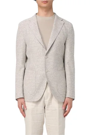 HUGO BOSS Jassen, Heren, , M, Linnen, Elegante Linnen Blazer