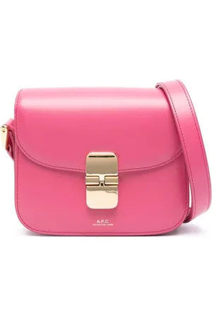 A.P.C. Tassen, Dames, Roze, ONE Size, Grace Mini Schoudertas