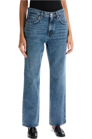 AGOLDE Jeans, Dames, Blauw, W29, Vintage High Rise Straight Jeans