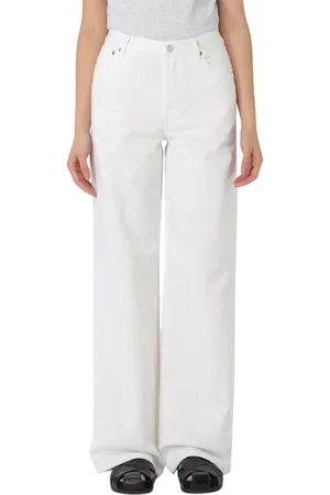 A.P.C. Jeans, Dames, Wit, W27, Katoen, Stijlvol Wit Wide Leg Jeans