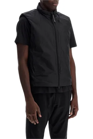 C.P. Company Jassen, Heren, Zwart, S, Zwarte Lichtgewicht Goggle Jack Vest