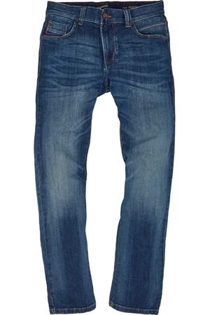 Camel Active Jeans, Heren, Blauw, W32 L30, Denim, Blauwe denim 5-pocket jeans