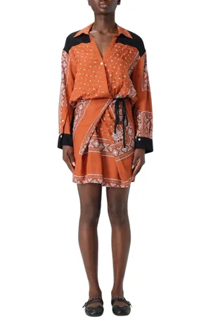 Pinko Kleedjes, Dames, Bruin, XS, Zwarte Wrap Jurk