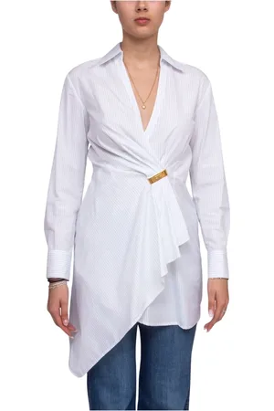 Elisabetta Franchi Kleedjes, Dames, Wit, M, Wit Ultramarijn Damesjurk