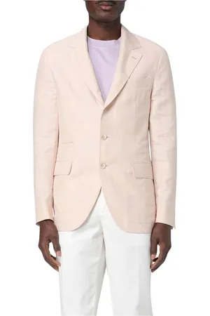 Brunello Cucinelli Jassen, Heren, Roze, S, Luxe Op Maat Gemaakt Roze Jas