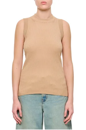 Sportmax Tops, Dames, , XS, Elegant V-Neck Top