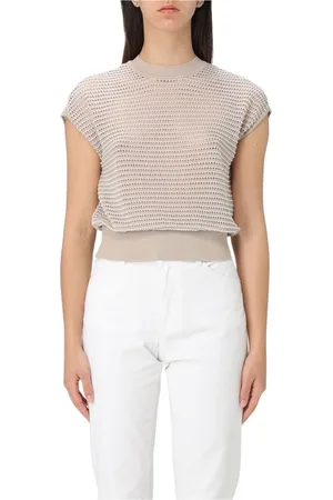 Emporio Armani Truien, Dames, , M, Cashmere Blend Stijlvolle Sweater
