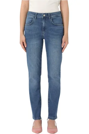 Liu Jo Jeans, Dames, Blauw, W29, Denim, Klassieke pasvorm denim jeans