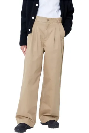 Carhartt Broeken, Dames, , W26, Katoen, Leola Pant Stone Washed Leather
