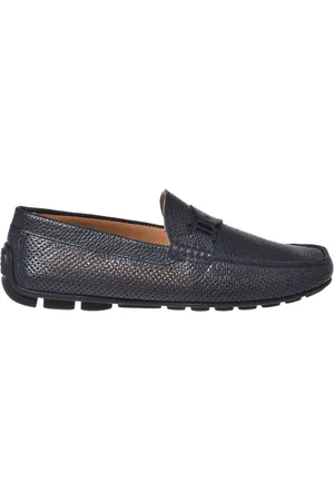 BALDININI Schoenen, Heren, Paars, 42 EU, Blue perforated loafer