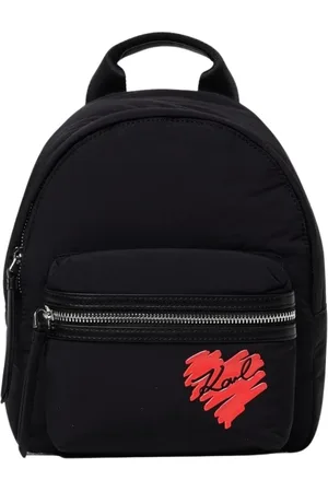 Karl Lagerfeld Tassen, Dames, Zwart, ONE Size, KIkonik Mini Rugzak