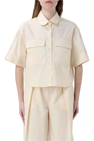 Colmar Blouses & Shirts, Dames, , M, Katoen, Geel Room Katoenen Overhemd
