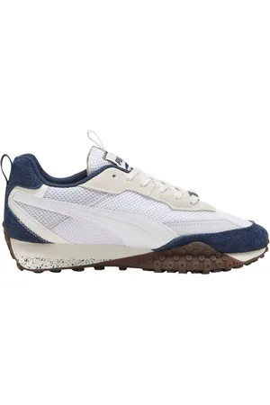 PUMA Schoenen, Heren, Veelkleurig, 42 1/2 EU, Preppy Rider Blktop Warm White-Blue