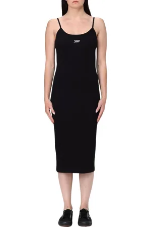 Tommy Hilfiger Kleedjes, Dames, Zwart, M, Veelzijdige Zwarte Jurk voor Vrouwen