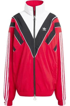 adidas Sweatshirts & Hoodies, Dames, Rood, S, Rasant Cut Line Track Top