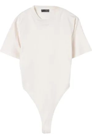 MUGLER Tops, Heren, , M, Artistieke Multicolor Body Suit