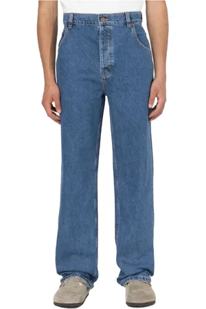 Dickies Jeans, Heren, Blauw, W31 L32, Denim, Denim Broek in Thomasville Stijl