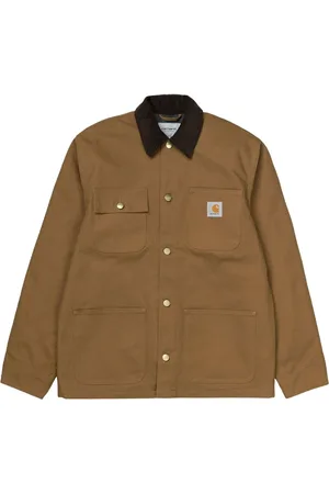 Carhartt Jassen, Heren, Bruin, M, Katoen, Winterjas Hamilton Tobacco