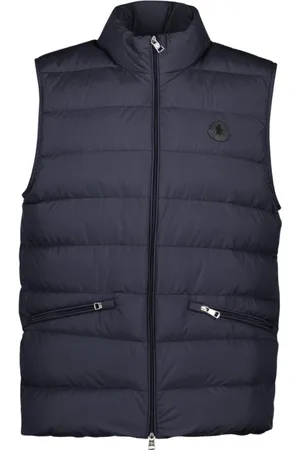 Moncler Jassen, Heren, Blauw, 3Xl, Mouwloos Lechtal Vest voor Mannen