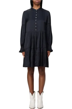 Zadig & Voltaire Kleedjes, Dames, Zwart, M, Elegante Zwarte Mini Jurk