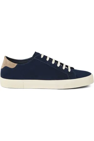 Brunello Cucinelli Schoenen, Heren, Blauw, 45 EU, Blauwe Veterschoen met Contrasterende Zool