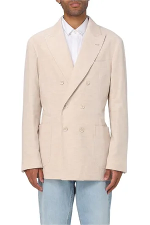 Brunello Cucinelli Jassen, Heren, , L, Katoen, Stijlvol Blazer