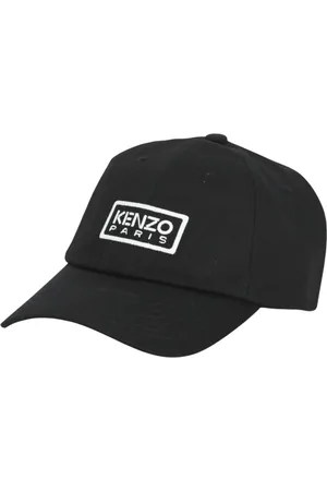 Kenzo Accessoires, Dames, Zwart, ONE Size, Katoen, Logo Baseball Cap in Zwart