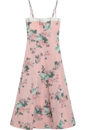 Serafini Kleedjes, Dames, Roze, S, Lange Damesjurk Elegante Stijl