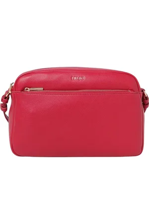 Liu Jo Tassen, Dames, Rood, ONE Size, Leer, Rode Crossbody Tas voor Vrouwen