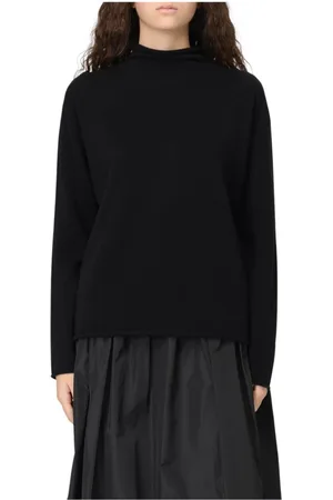 Lisa Yang Truien, Dames, Zwart, M, Kasjmier, Zwarte Cashmere Pullover Sweater
