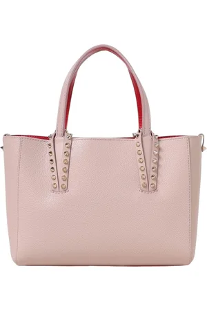 Christian Louboutin Tassen, Dames, Roze, ONE Size, Leer, Roze Schoudertas met Studs