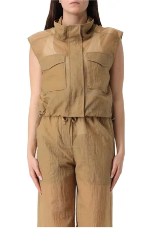 Pinko Blouses & Shirts, Dames, Bruin, S, Elegante Tailored Gilet