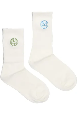 Moss Copenhagen Ondergoed, Dames, Wit, ONE Size, Sporty Icon Sokken in Wit