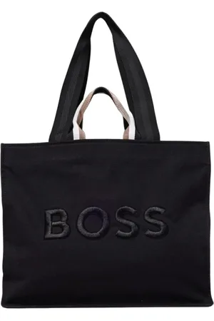 HUGO BOSS Tassen, Dames, Zwart, ONE Size, Elegante Boss Schouder Tote Tas