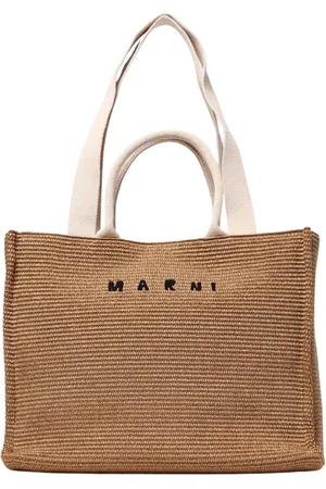 Marni Tassen, Dames, , ONE Size, Natuurlijke Tote Tas Stijlvol Functioneel Accessoire