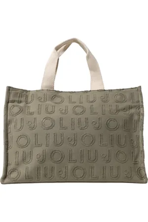 Liu Jo Tassen, Dames, Groen, ONE Size, Katoen, Groene Tote Tas voor Vrouwen